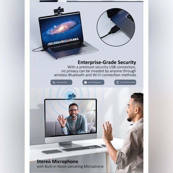 ⭐️NexiGo N60 1080P Webcam with added features⭐️ - Picture 8 of 11